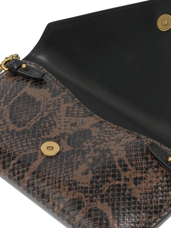 26FW 핑코 클러치/파우치 106725A3E5M16Q Brown - PINKO