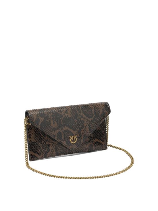 26FW 핑코 클러치/파우치 106725A3E5M16Q Brown - PINKO