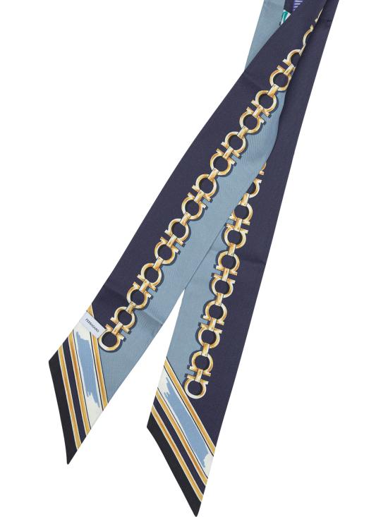 26FW 살바토레 페라가모 머플러/스카프 0795098 Blue - SALVATORE FERRAGAMO