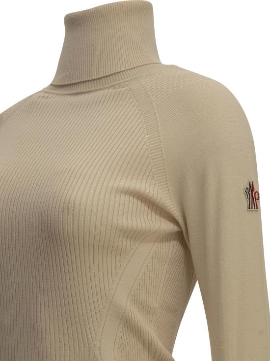 26FW 몽클레어 스웨터 9F00007 M1122070 Beige - MONCLER