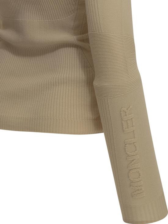 26FW 몽클레어 스웨터 9F00007 M1122070 Beige - MONCLER