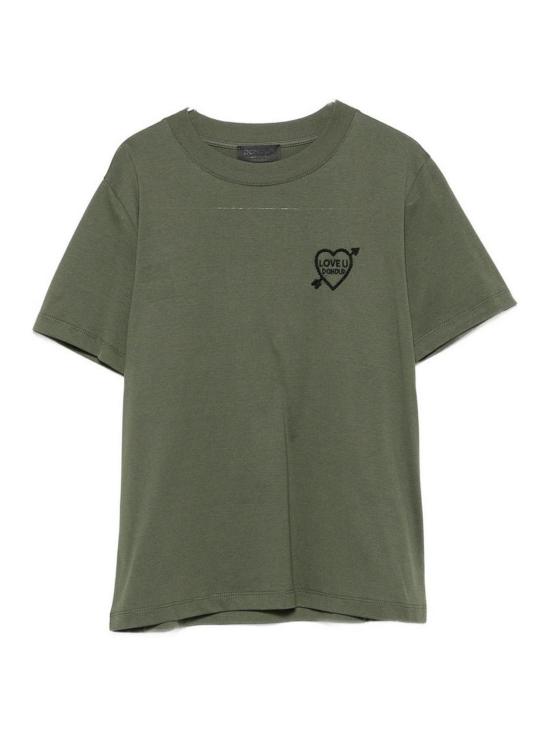 26FW 돈답 반팔 티셔츠 DS090JF0271DNC7DD620 GREEN