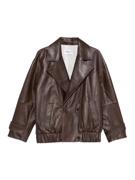 26FW 마렐라 가죽 자켓 2623446074200MLSPALLORE006 DARK RED