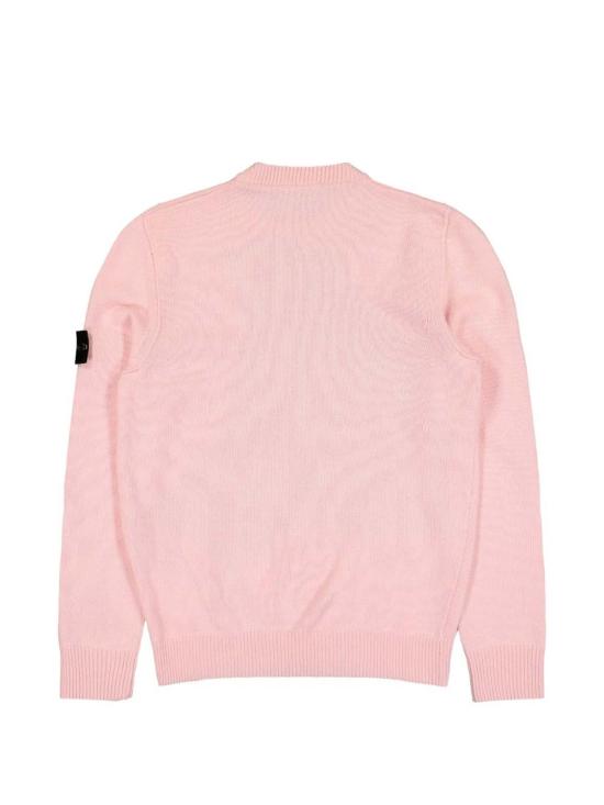 26FW 스톤 아일랜드 램스울 립드 트림 레귤러 핏 크루넥 점퍼 L2S155100072S00A3V0082 PINK - STONE ISLAND