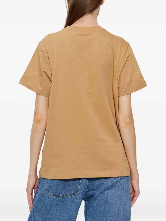 26FW 가니 반팔 티셔츠 A1050254934 LIGHT BEIGE - GANNI