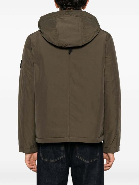 26FW 스톤 아일랜드 마이크로 트윌 패딩 후드 자켓 안티 드롭 L2S154100010S0A26V0078 BROWN - STONE ISLAND