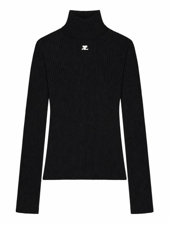26FW 쿠레쥬 스웨터 PERMPU022FI0001 9999 BLACK