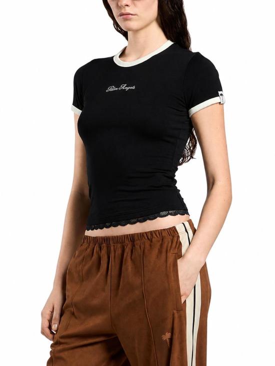 26FW 팜앤젤스 반팔 티셔츠 PAWAA004JR006 1003 BLACK OFF WHITE - PALM ANGELS
