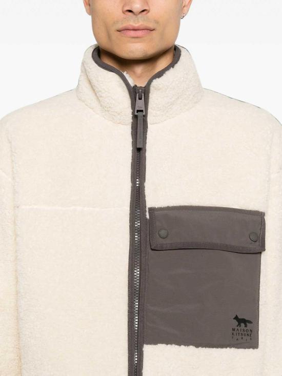 26FW 메종키츠네 자켓 MRMWV11WM2046NOBEI CREAM - MAISON KITSUNE