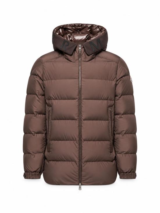 26FW 몽클레어 오르벨 후드 미디 다운 재킷 L20911A00222597YW 258 BROWN