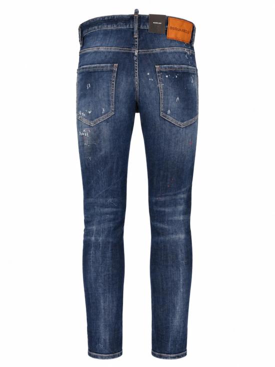 26FW 디스퀘어드2 스트레이트 팬츠 S74LB1734S30664 470 NAVY BLUE - DSQUARED2