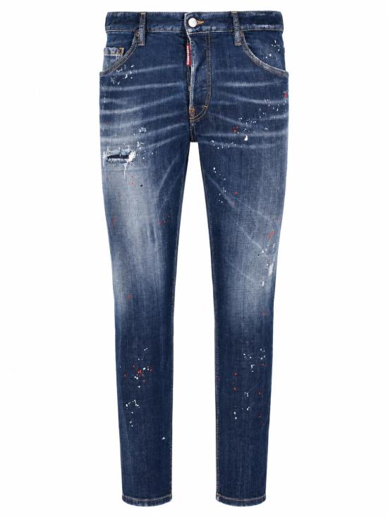 26FW 디스퀘어드2 스트레이트 팬츠 S74LB1734S30664 470 NAVY BLUE
