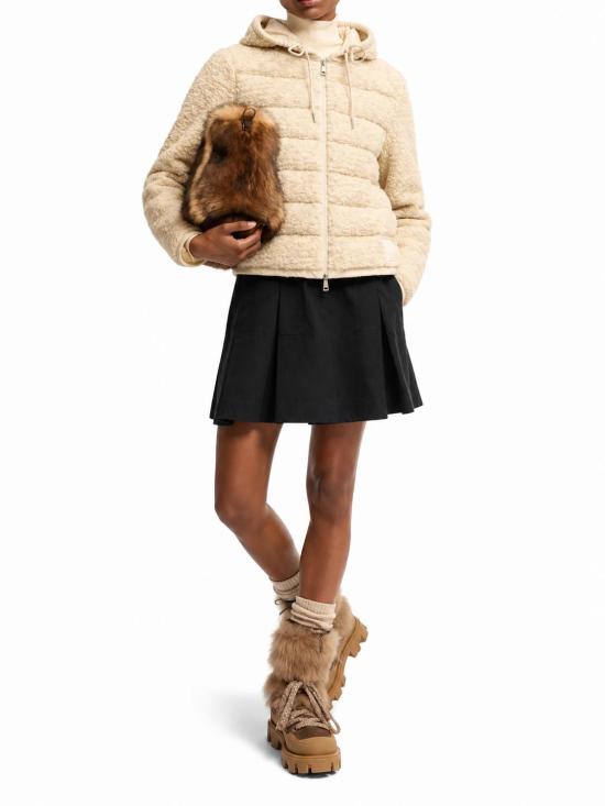 26FW 몽클레어 테디 패딩 집업 후디 L20938G0003489BI4 061 OPEN WHITE - MONCLER