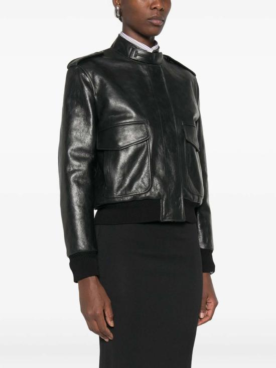 26FW 톰포드 가죽 자켓 LEX476CSL805NAA BLACK - TOMFORD
