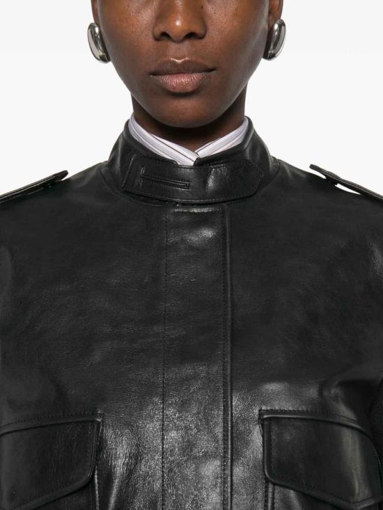 26FW 톰포드 가죽 자켓 LEX476CSL805NAA BLACK - TOMFORD