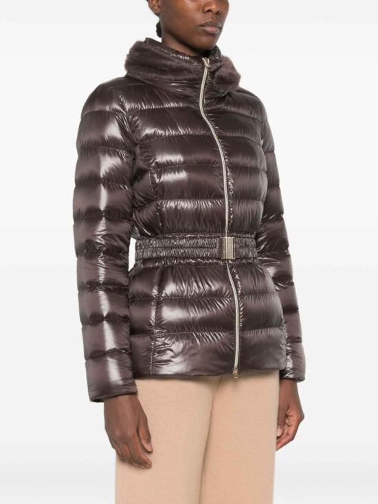 26FW 에르노 클라우디아 쇼트 다운 자켓 PI0485DICM0512017Z8800 BROWN - HERNO