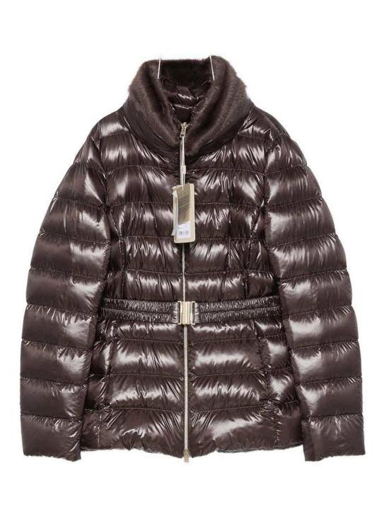 26FW 에르노 클라우디아 쇼트 다운 자켓 PI0485DICM0512017Z8800 BROWN