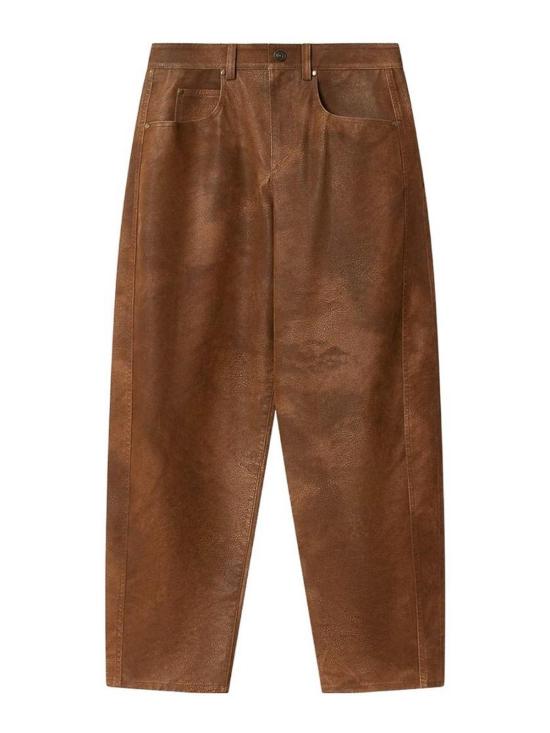 26FW 이자벨마랑에뚜왈 가죽 자켓 PA0780FAD3B01E50BW BROWN