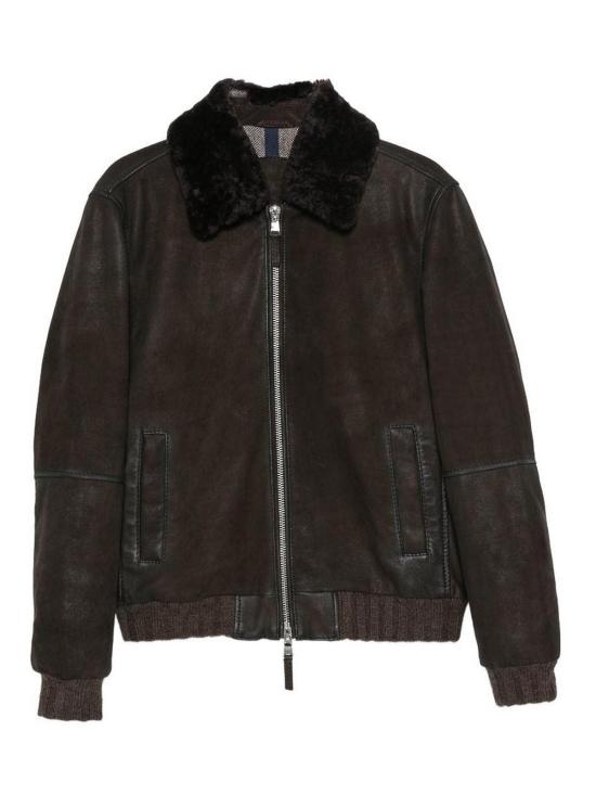 26FW 더 재키 레더스 가죽 자켓 NOHO06 BROWN
