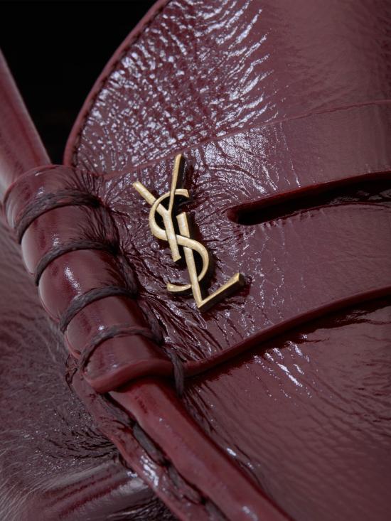 26FW 생로랑 빈티지 보르도 소프트 가죽 로퍼 A001MMAAFGB 6629 VINTAGE BORDEAUX - SAINT LAURENT