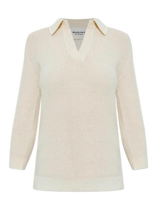 26FW 이자벨마랑에뚜왈 폴로 티셔츠 PU0942FAA1L68E23EC CREAM
