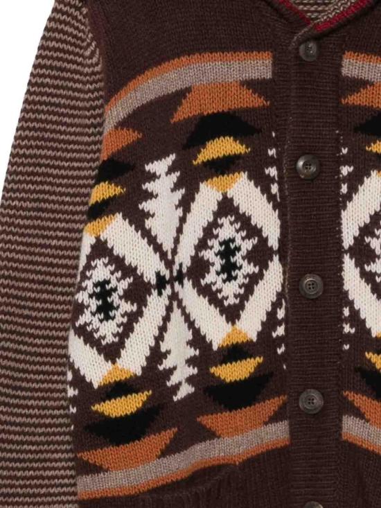 26FW 페이 가디건 MMMC1532770YTY0XD9 BROWN - FAY