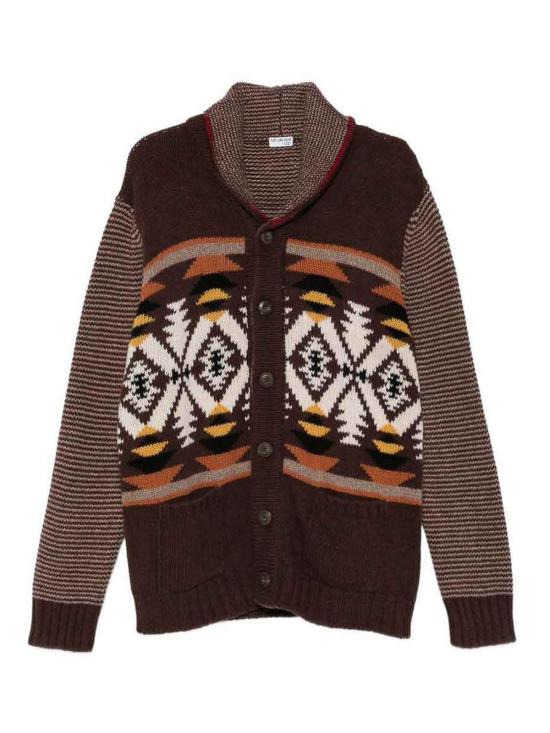 26FW 페이 가디건 MMMC1532770YTY0XD9 BROWN
