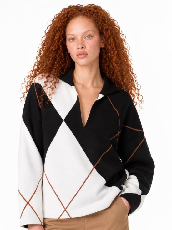 26FW 막스마라 반팔 티셔츠 2621366232600MXMSALA 010 BIANCO NERO - MAX MARA