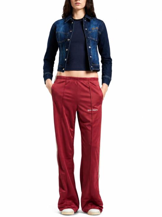 26FW 팜앤젤스 스트레이트 팬츠 PAWCJ005FB001 2703 BRICK RED OFF WHITE - PALM ANGELS