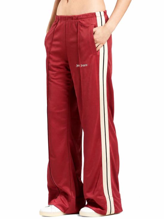 26FW 팜앤젤스 스트레이트 팬츠 PAWCJ005FB001 2703 BRICK RED OFF WHITE - PALM ANGELS