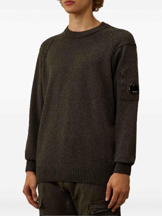26FW 씨피 컴퍼니 스웨터 21CMKN707A110149A683 GREEN - C.P. COMPANY