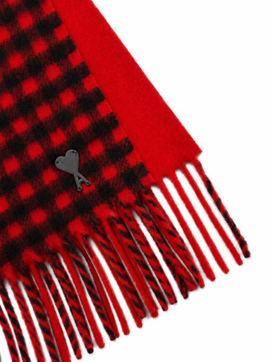 26FW 아미 머플러/스카프 USF699AW0059 A252 ROUGE RUBIS NOIR - AMI