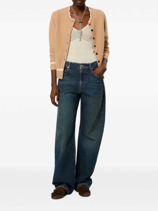26FW 이자벨마랑에뚜왈 가디건 CA0185FAA1L68E50CM BROWN - ISABEL MARANT ETOILE