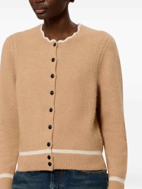 26FW 이자벨마랑에뚜왈 가디건 CA0185FAA1L68E50CM BROWN - ISABEL MARANT ETOILE