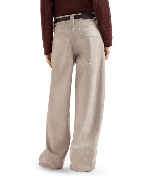 26FW 브루넬로 쿠치넬리 스트레이트 팬츠 ML109P4091C1340 BROWN - BRUNELLO CUCINELLI