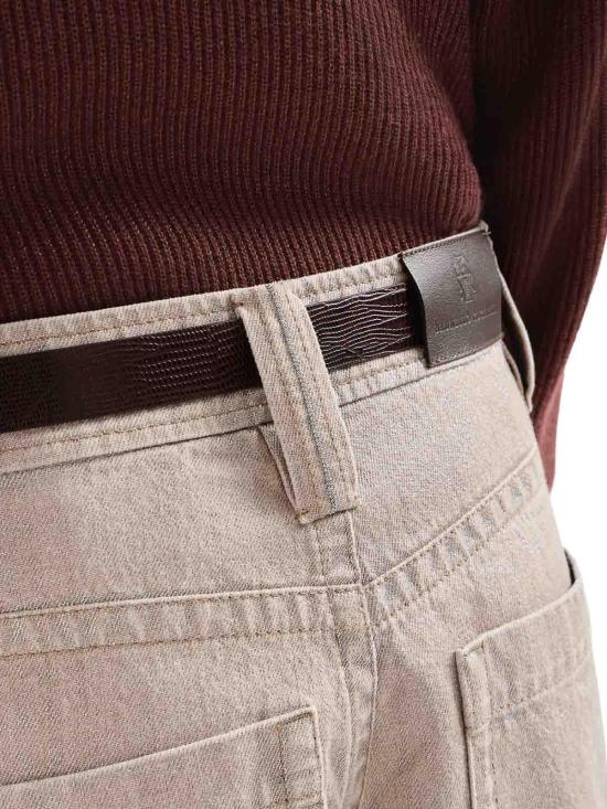 26FW 브루넬로 쿠치넬리 스트레이트 팬츠 ML109P4091C1340 BROWN - BRUNELLO CUCINELLI