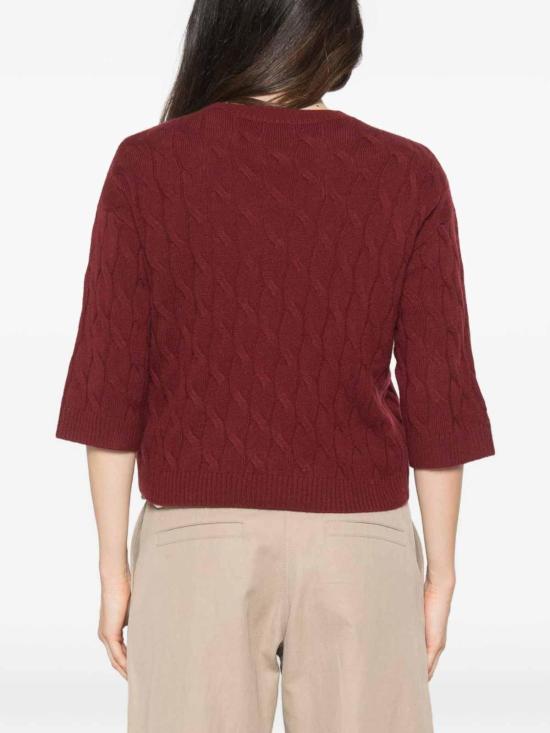 26FW 마렐라 탑 2623366204200MLSRADURA007 DARK RED - MARELLA