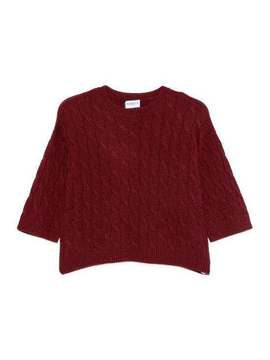 26FW 마렐라 탑 2623366204200MLSRADURA007 DARK RED