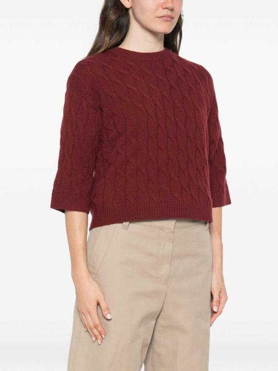 26FW 마렐라 탑 2623366204200MLSRADURA007 DARK RED - MARELLA