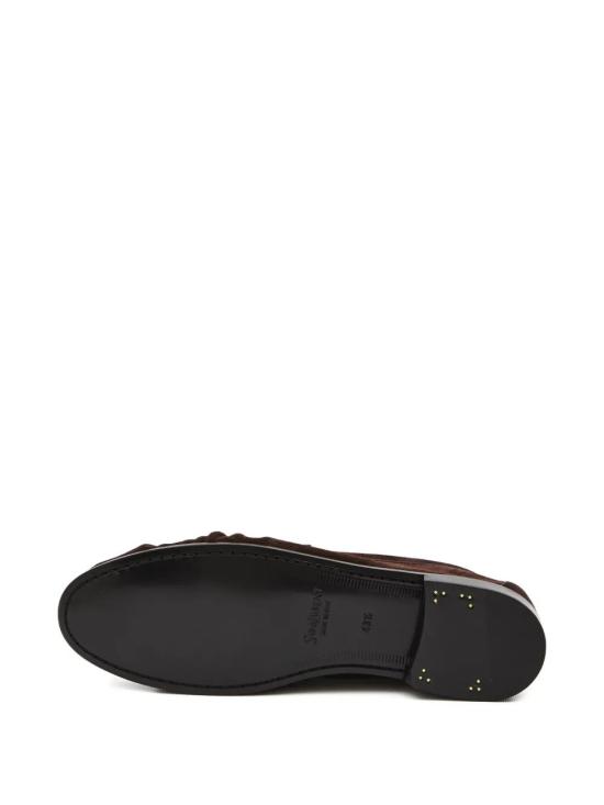 26FW 생로랑 레 로퍼 카산드라 스웨이드 페니 로퍼 8189082W5AA 6023 T MORO - SAINT LAURENT