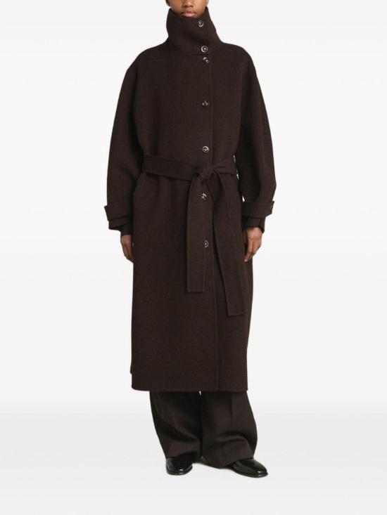 26FW 쉐르 미디 스커트 MAN1153JAMESMAR03 BROWN - SOEUR