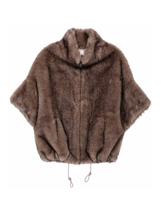 26FW 발렌티니 1972 무스탕 4128ECOZIBELLINOTPE BROWN