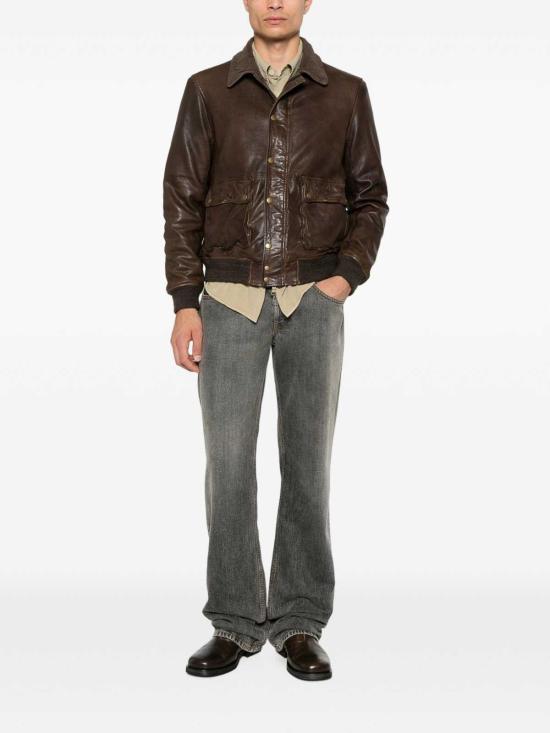 26FW 더 재키 레더스 가죽 자켓 OTTAVIANOJ31 BROWN - THE JACKIE LEATHERS
