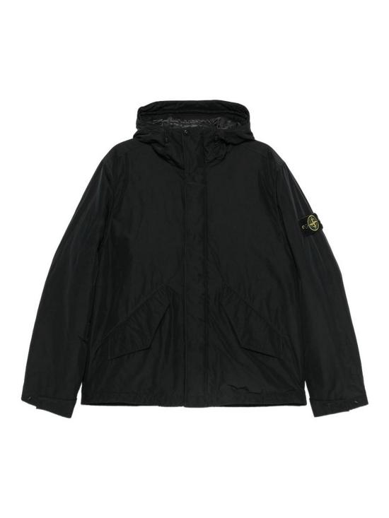 26FW 스톤 아일랜드 마이크로 트윌 패딩 후드 자켓 안티 드롭 L2S154100010S0A26V0029 BLACK