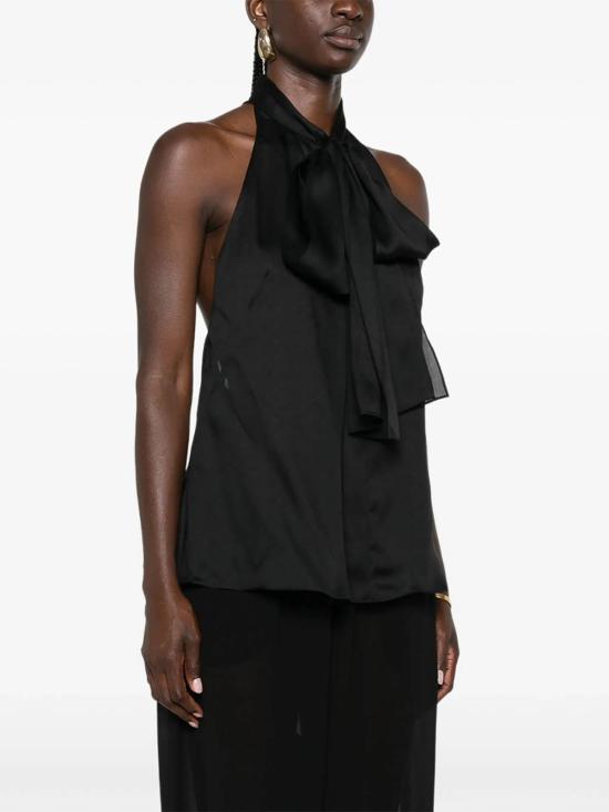 26FW 톰포드 민소매 티셔츠 FAX1811TS2166NAA BLACK - TOMFORD