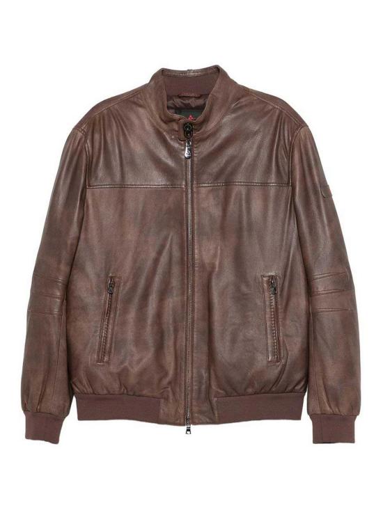 26FW 페트레이 가죽 자켓 PEU563299012331194 BROWN