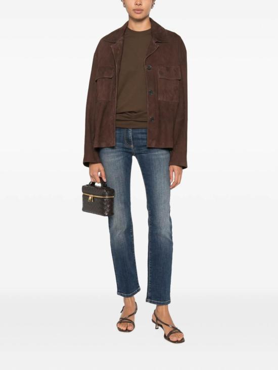 26FW 엘리자베타프랜치 스트레이트 팬츠 PJ25N66E2139 BLUE - ELISABETTA FRANCHI