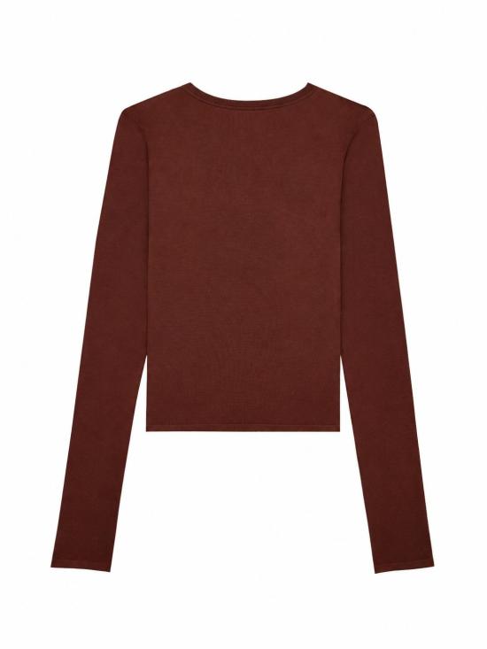26FW 생로랑 반팔 티셔츠 A001CJY76MP 2020 CHOCOLAT - SAINT LAURENT