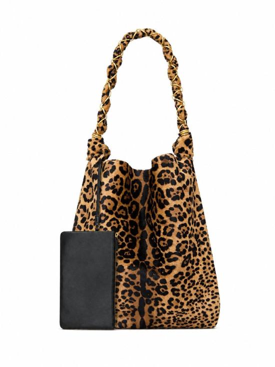 26FW 생로랑 토트백 812595AAFQS 2094 MANTO NATURALE - SAINT LAURENT