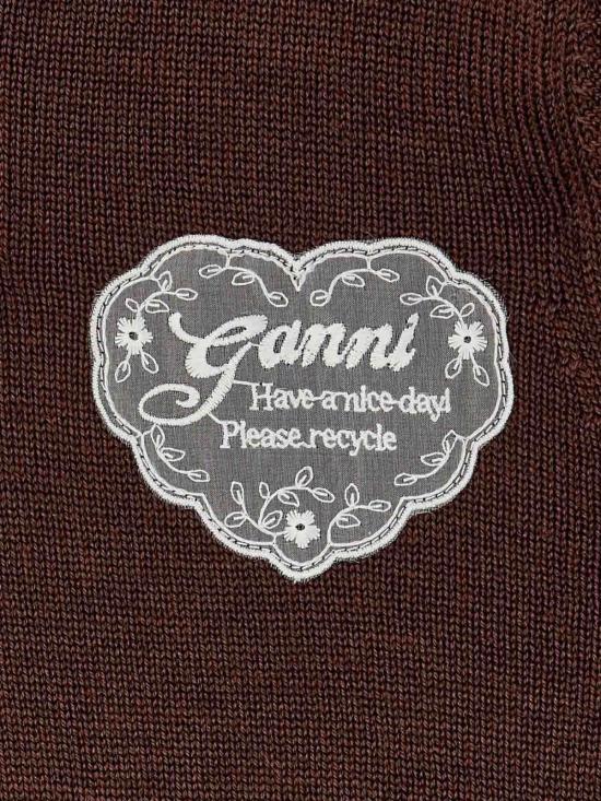 26FW 가니 탑 A1150004979 BROWN - GANNI